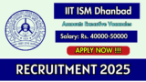 IIT ISM Dhanbad Account Executive Recruitment 2025 – Apply offline