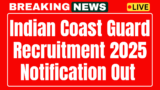 Indian Coast Guard Group C recruitment 2025 offline sweeper/Safaiwala Post Apply