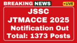 JSSC Medieval Acharya Teacher JTMACCE Recruitment 2025 Now apply for 1373 posts