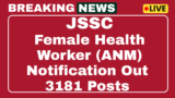JSSC Women’s Health Worker Online Apply for Form 2025 3181 posts