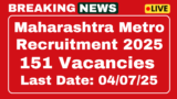 Maha Metro Recruitment 2025 »151 Apply Manager, Asst Manager Various Posts