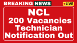 NCL Technician Recruitment 2025 Apply online Form 200 Post