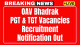 Oav bhadrak recruitment 2025 now apply for PGT and TGT Post