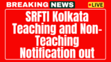 Srfti Kolkata Recruitment 2025 Apply for Shiksha and Non-Teaching 26 posts