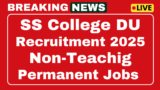 Swami Shraddhanand College Recruitment for 17 non-teaching posts 2025