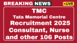 TMC Recruitment 2025 Apply online consultant, nurse and other 106 posts