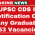 UPSC National Defense Academy NDA II Recruitment 2025 406 online registration link for 406 posts